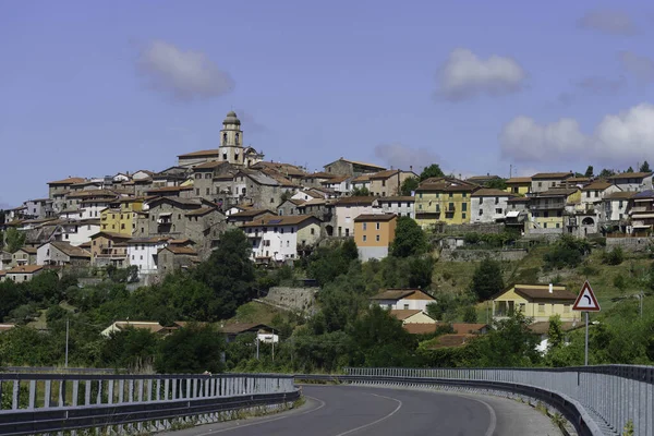 Άποψη Του Gassano Παλιά Πόλη Στην Lunigiana Επαρχία Massa Carrara — Φωτογραφία Αρχείου