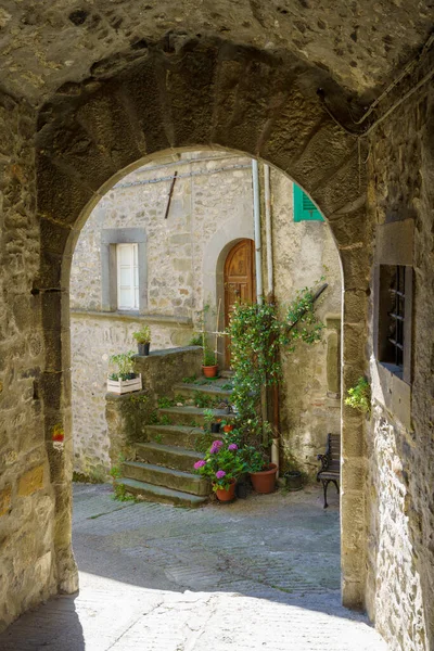 이탈리아 투스카니에 마사와 카라라 역사적 도시인 기아나의 — 스톡 사진