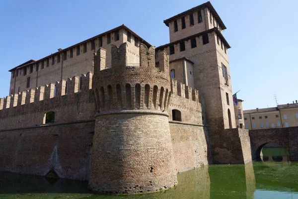 Fontanellato Oraș Istoric Provincia Parma Emilia Romagna Italia Cetatea Medievală — Fotografie, imagine de stoc