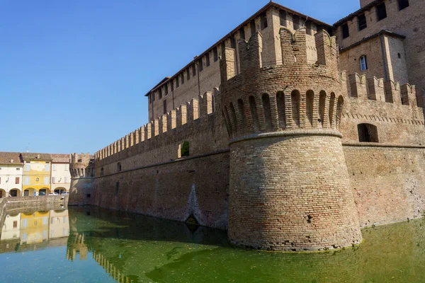 Fontanellato Parma Nın Tarihi Kenti Emilia Romagna Talya Ortaçağ Kalesi — Stok fotoğraf