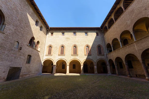 Fontanellato Cidade Histórica Província Parma Emília Romanha Itália Fortaleza Medieval — Fotografia de Stock