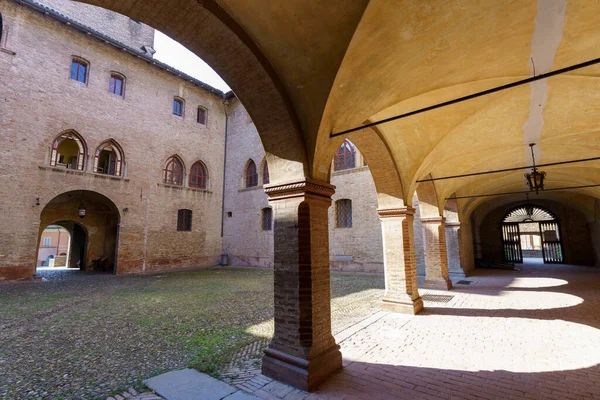 Fontanellato Ciudad Histórica Provincia Parma Emilia Romaña Italia Fortaleza Medieval —  Fotos de Stock