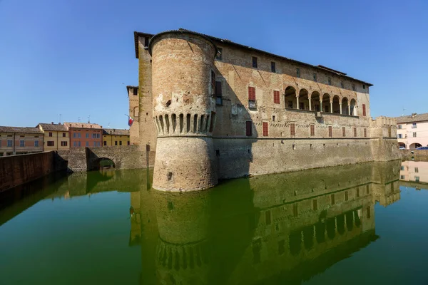 Fontanellato Oraș Istoric Provincia Parma Emilia Romagna Italia Cetatea Medievală — Fotografie, imagine de stoc