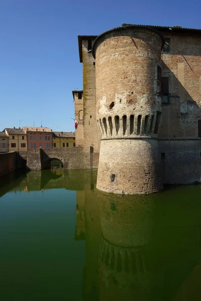 Fontanellato Cidade Histórica Província Parma Emília Romanha Itália Fortaleza Medieval — Fotografia de Stock