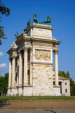 Milan, Lombardiya, İtalya: Arco della Pace bilinen tarihi kemer