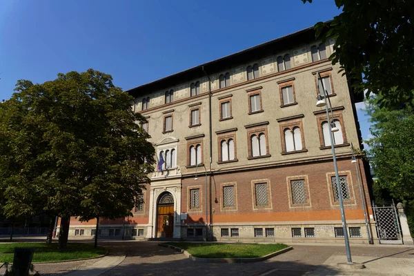 Milaan Lombardije Italië Historisch Gebouw Piazza Tommaseo — Stockfoto