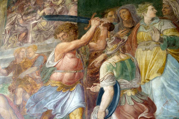 Milan Lombardie Italie Peinture Dans Église Santa Maria Delle Grazie — Photo