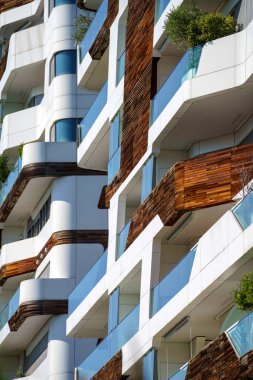Milan, Lombardiya İtalya: modern Citylife Park. Hadid konutları.
