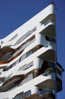 Milan, Lombardiya İtalya: modern Citylife Park. Hadid konutları.