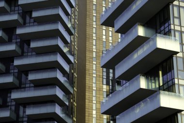 Milan, Lombardy, İtalya: Porta Nuova 'daki modern binalar: Torre Solaria