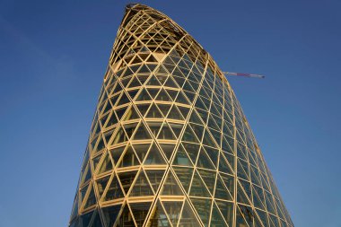 Milan, Lombardy, Italy: modern buildings at Gae Aulenti square