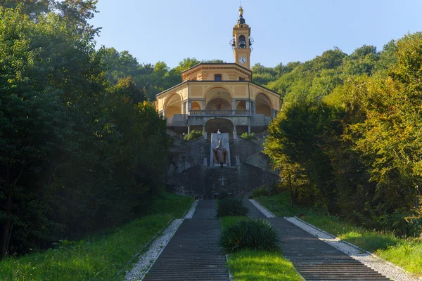 Sanctuary Madonna Del Bosco Historic Church Imbersago Lecco Province Lombardy — Foto de Stock