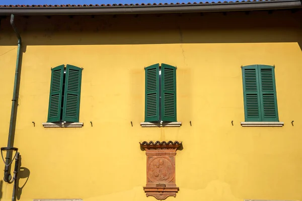 Exterior Historic Hous Trezzo Sull Adda Milan Province Lombardy Italy — ストック写真
