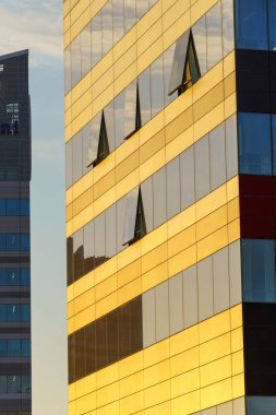Portello Park 'taki modern ofis binası, Milan, Lombardy İtalya