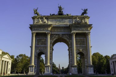 Milan, Lombardiya, İtalya: Arco della Pace bilinen tarihi kemer