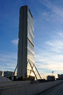 Milan, Lombardiya İtalya: üç kuleli modern Citylife Park
