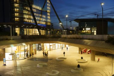 Milan, Lombardiya İtalya: üç kuleli modern Citylife Park