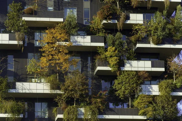 Milan Lombardy Italy Modern Residential Buildings Known Bosco Verticale — Stock Photo, Image