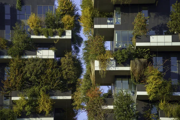 Milan Lombardy Talya Bosco Verticale Olarak Bilinen Modern Konut Binaları — Stok fotoğraf