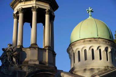 Milan, Lombardy, İtalya: Cimitero Monumentale olarak bilinen tarihi mezarlık