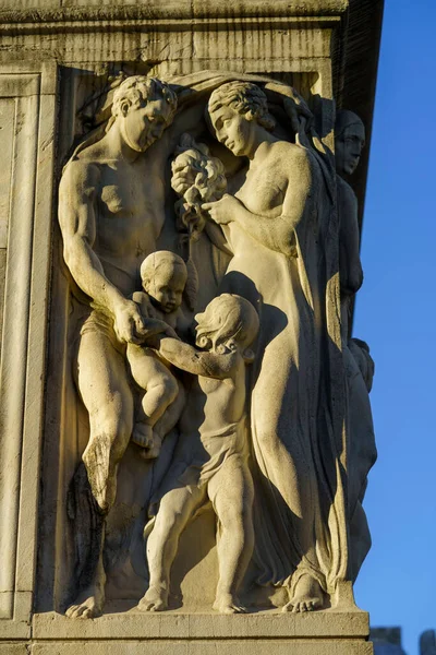 Milano Lombardia Cimitero Storico Conosciuto Come Cimitero Monumentale Una Statua — Foto Stock