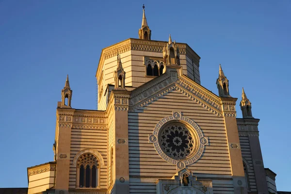 Milano Lombardiet Italien Historisk Kyrkogård Känd Som Cimitero Monumentale — Stockfoto