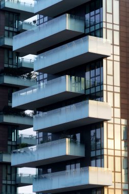 Milan, Lombardiya İtalya: Porta Nuova 'daki modern binalar