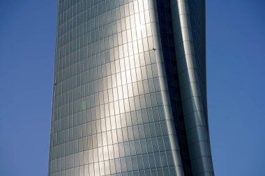 Milan, Lombardiya, İtalya: Şehir yaşamı parkındaki modern binalar: Hadid Tower