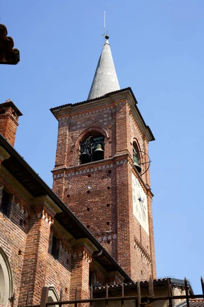 Castiglione Olona Provincie Varese Lombardije Italië Middeleeuwse Kerk Van Heiligen — Stockfoto