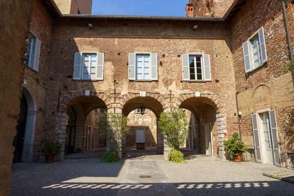 Exterior Del Castillo Histórico Fagnano Olona Provincia Varese Lombardía Italia —  Fotos de Stock