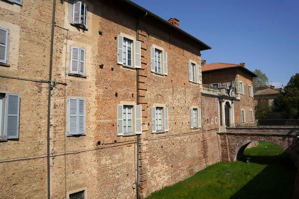 Exterior Castelo Histórico Fagnano Olona Província Varese Lombardia Itália — Fotografia de Stock