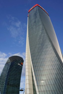 Milan, Lombardiya, İtalya: Citylife Park 'taki modern binalar