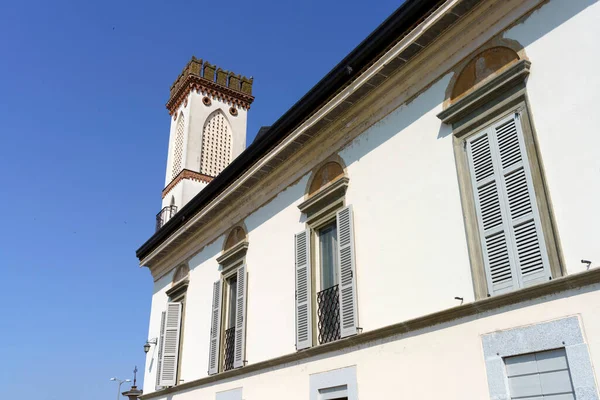 Gaggiano, Milan ili, Lombardy, İtalya: tarihi sarayın dışı