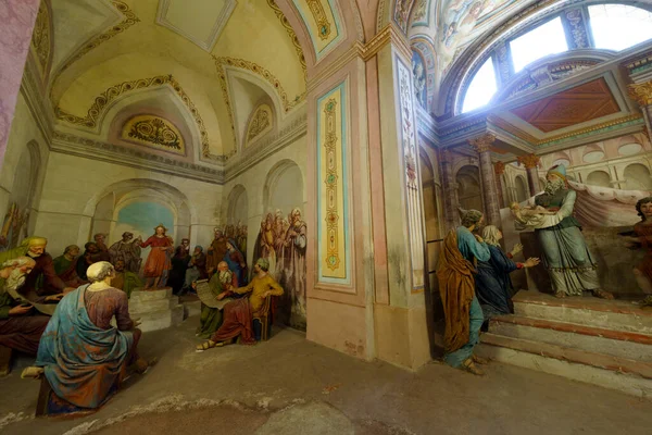 Innenraum Des Heiligtums Von Varallino Galliate Der Provinz Novara Piemont — Stockfoto