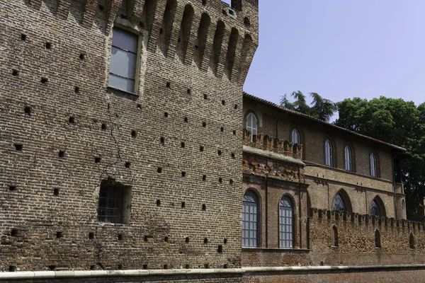 Castelo Histórico Galliate Província Novara Piemonte Itália — Fotografia de Stock