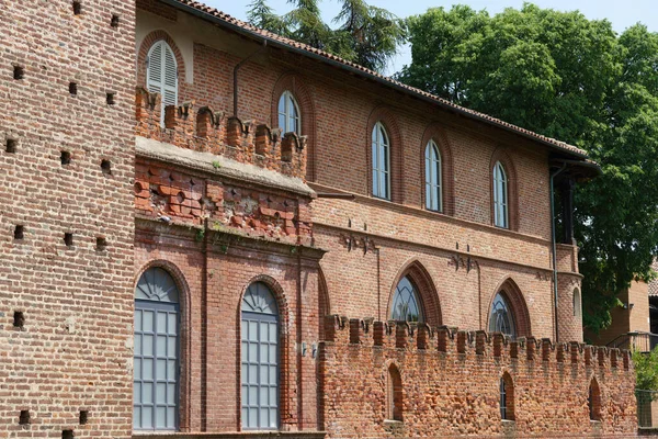 Galliate Tarihi Kalesi Novara Ili Piedmont Talya — Stok fotoğraf