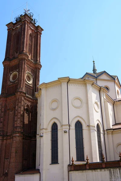 Historický Kostel Santi Pietro Paolo Galliate Provincie Novara Piemont Itálie — Stock fotografie