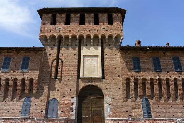 Castello Storico Galliate Provincia Novara Piemonte — Foto Stock