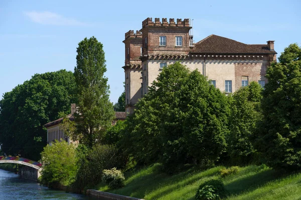 Palazzo Archinto Zabytkowy Pałac Wzdłuż Naviglio Grande Robecco Sul Naviglio — Zdjęcie stockowe