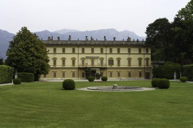 Villa Giulia 'nın dışı, tarihi bina Bellagio, Como, Lombardy, İtalya