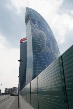 Milan, Lombardiya, İtalya: Citylife Park 'taki modern binalar