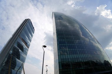 Milan, Lombardiya, İtalya: Citylife Park 'taki modern binalar