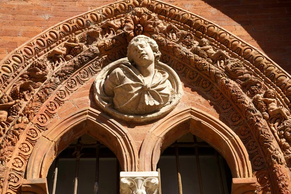 Exteriér Granda Historická Budova Miláně Lombardie Itálie — Stock fotografie