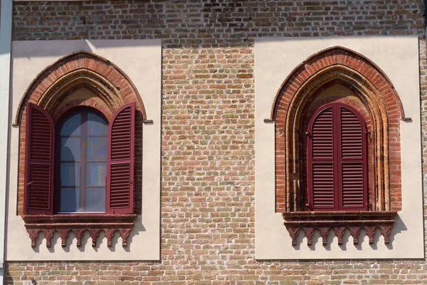 Lodi Lombardy Italy Historic Buildings Piazza Della Vittoria Main Square — 스톡 사진