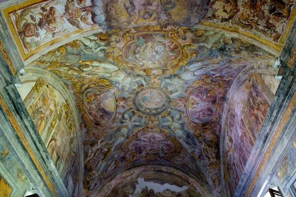 Interior Medieval Church Abbadia Cerreto Lodi Province Lombardy Italy — Stock Fotó
