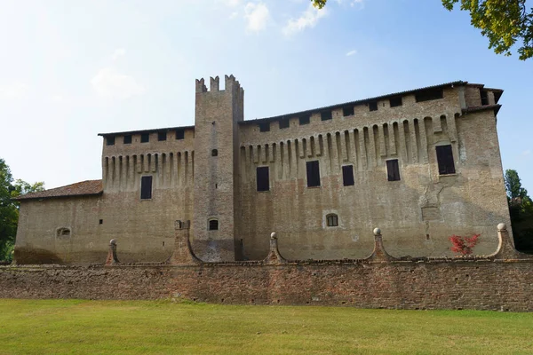 Medieval Castle Maccastorna Lodi Province Lombardy Italy — Stok fotoğraf