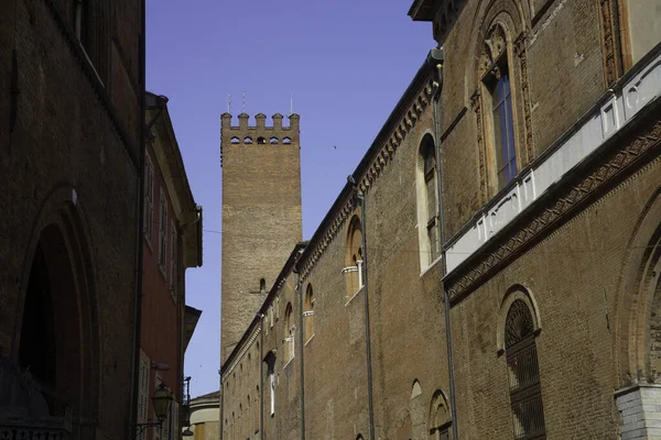 Exterior Medieval Palazzo Del Comune Cremona Lombardy Italy — ストック写真