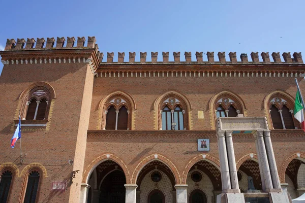 Castelvetro Piacentino Piacenza Province Emilia Romagna Italy Exterior Historic Palazzo — Fotografia de Stock