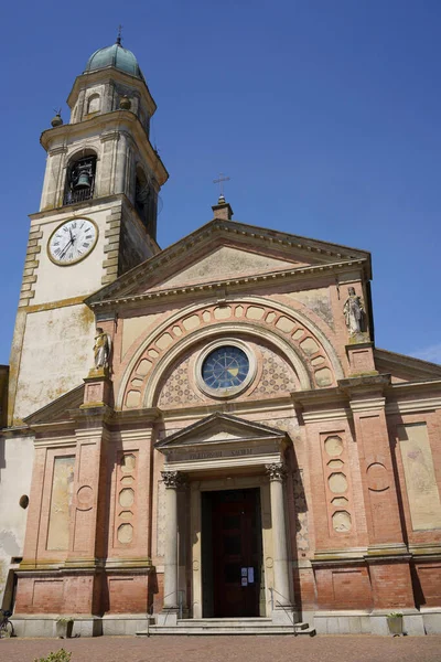 Historic Church Pieveottoville Polesine Zibello Parma Province Emilia Romagna Italy — Zdjęcie stockowe