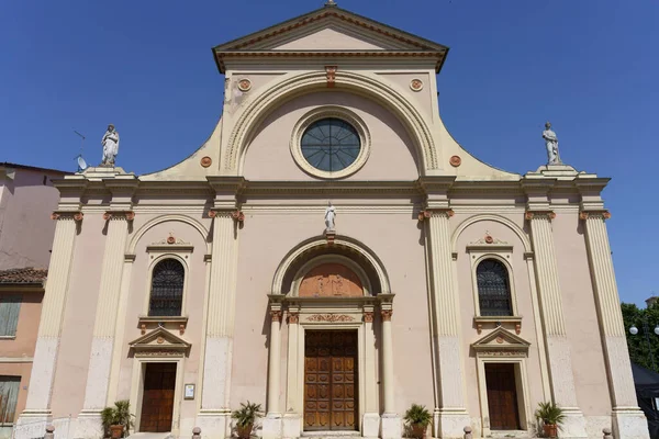 Exterior Historic Buildings Viadana Mantova Province Lombardy Italy — Stockfoto